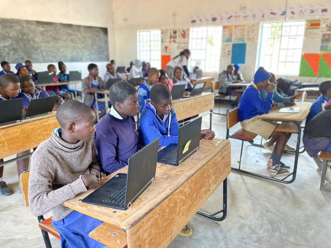 Youth coding in Gokwe