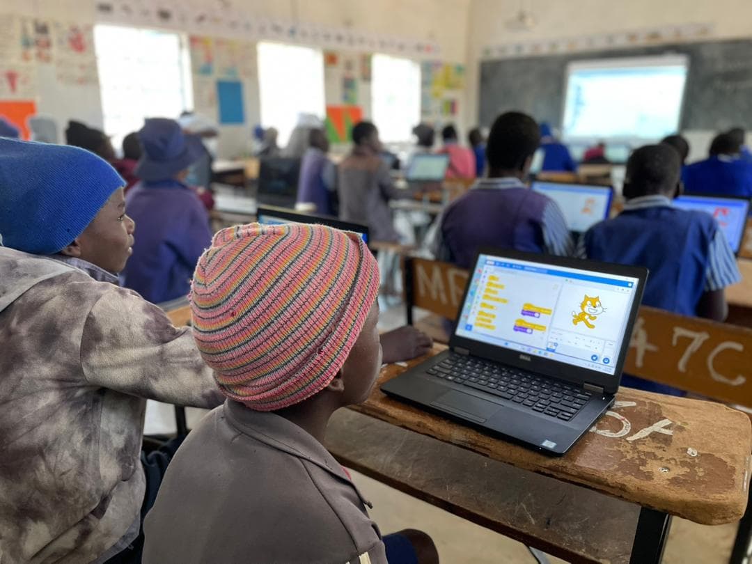 Youth coding session